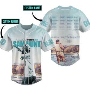 Sam Hunt Baseball Jersey For Men Women And Kids Gift for Fans