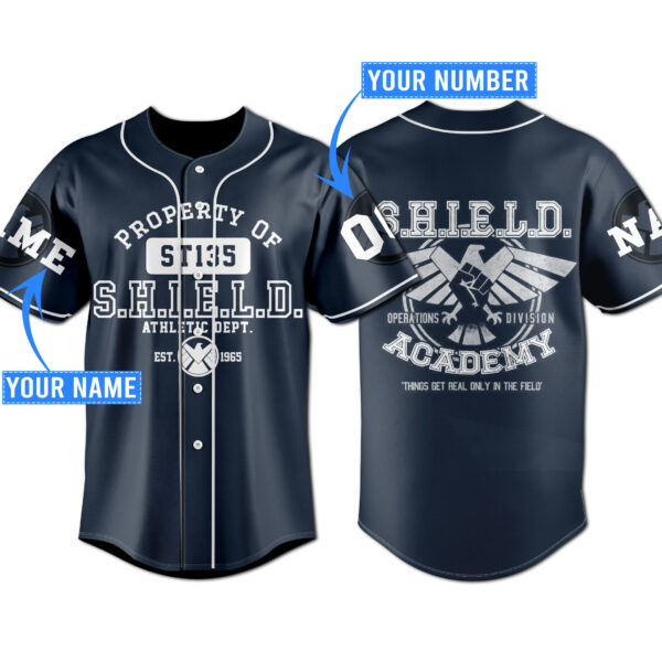 S.H.I.E.L.D. Academy Baseball Jersey For Men Women And Kids Gift for Fans