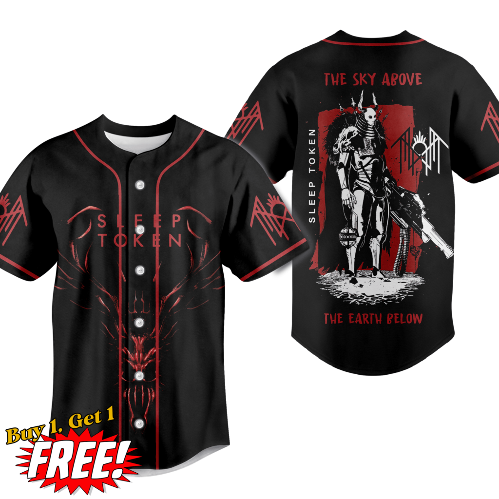 Sleep Token Baseball Jersey For Men Women And Kids Gift for Fans Sleep Token Baseball Jersey For Men Women And Kids Gift for Fans