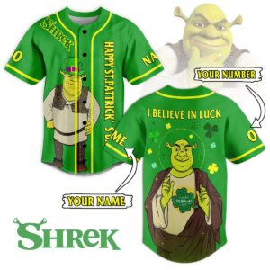 Shrek Baseball Jersey For Men Women And Kids Gift for Fans