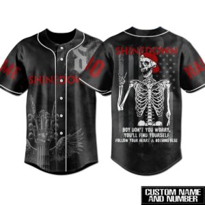 Shinedown Baseball Jersey For Men Women And Kids Gift for Fans