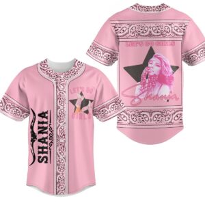 Shania Twain Baseball Jersey For Men Women And Kids Gift for Fans