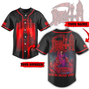 Scream Bloody Gore Baseball Jersey For Men Women And Kids Gift for Fans