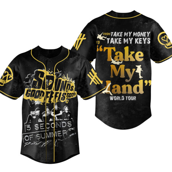 Sounds Good Feels Good Baseball Jersey For Men Women And Kids Gift for Fans