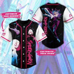 Spider Gwen Baseball Jersey For Men Women And Kids Gift for Fans