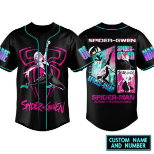 Spider Gwen Baseball Jersey For Men Women And Kids Gift for Fans