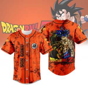 Son Goku DragonBall Baseball Jersey For Men Women And Kids Gift for Fans
