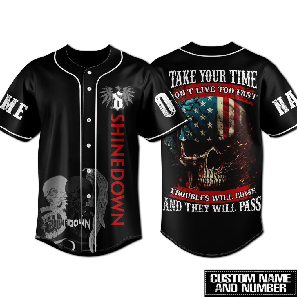 Shinedown Baseball Jersey For Men Women And Kids Gift for Fans Shinedown Baseball Jersey For Men Women And Kids Gift for Fans