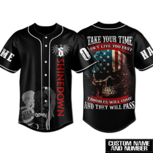 Shinedown Baseball Jersey For Men Women And Kids Gift for Fans