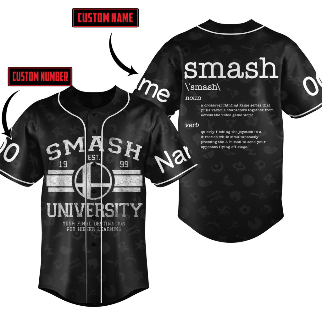 Smash EST Gift for Fans University Baseball Jersey For Men Women And Kids Gift for Fans Smash EST Gift for Fans University Baseball Jersey For Men Women And Kids Gift for Fans