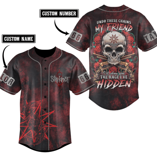 Slipknot Baseball Jersey For Men Women And Kids Gift for Fans