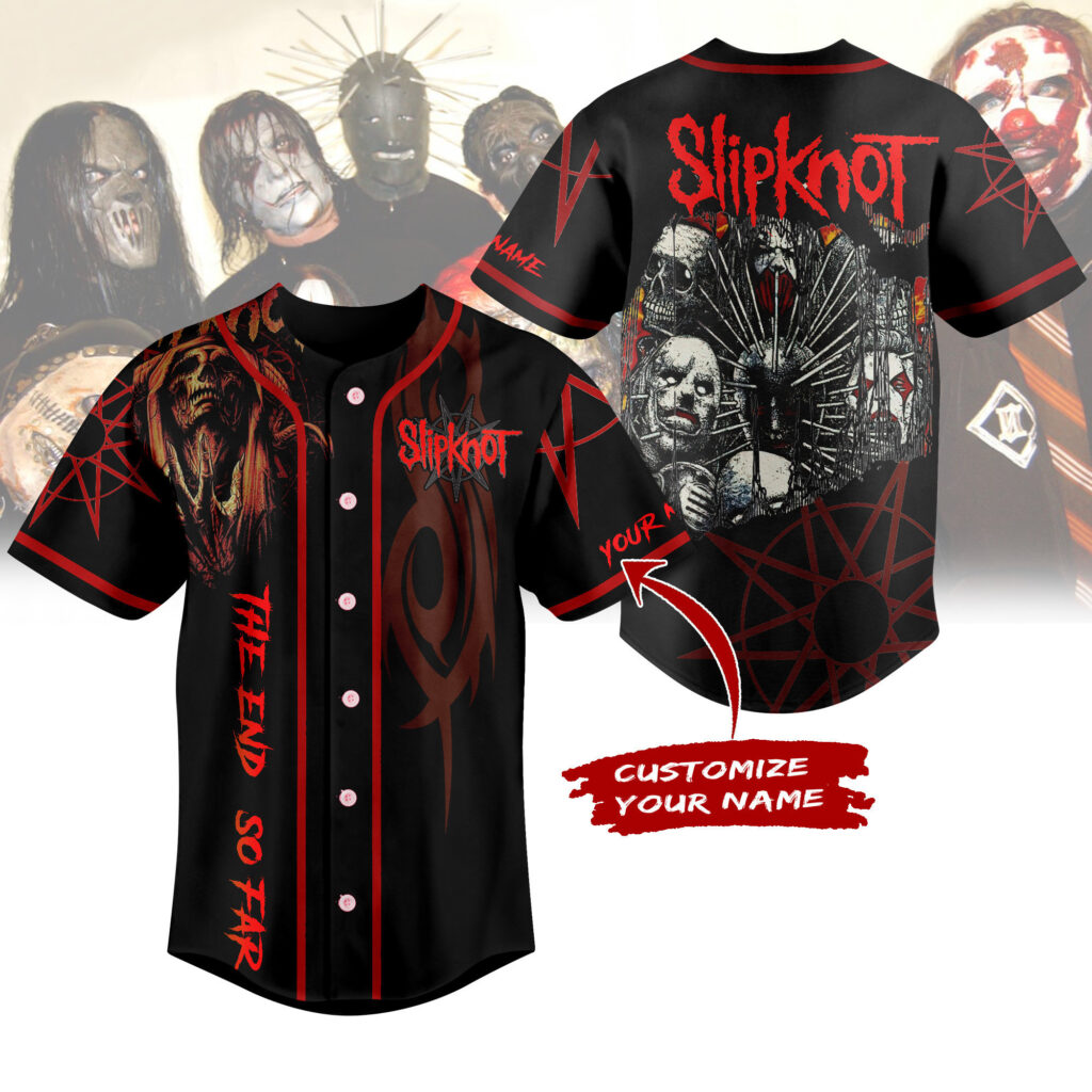 Slipknot Baseball Jersey For Men Women And Kids Gift for Fans Slipknot Baseball Jersey For Men Women And Kids Gift for Fans
