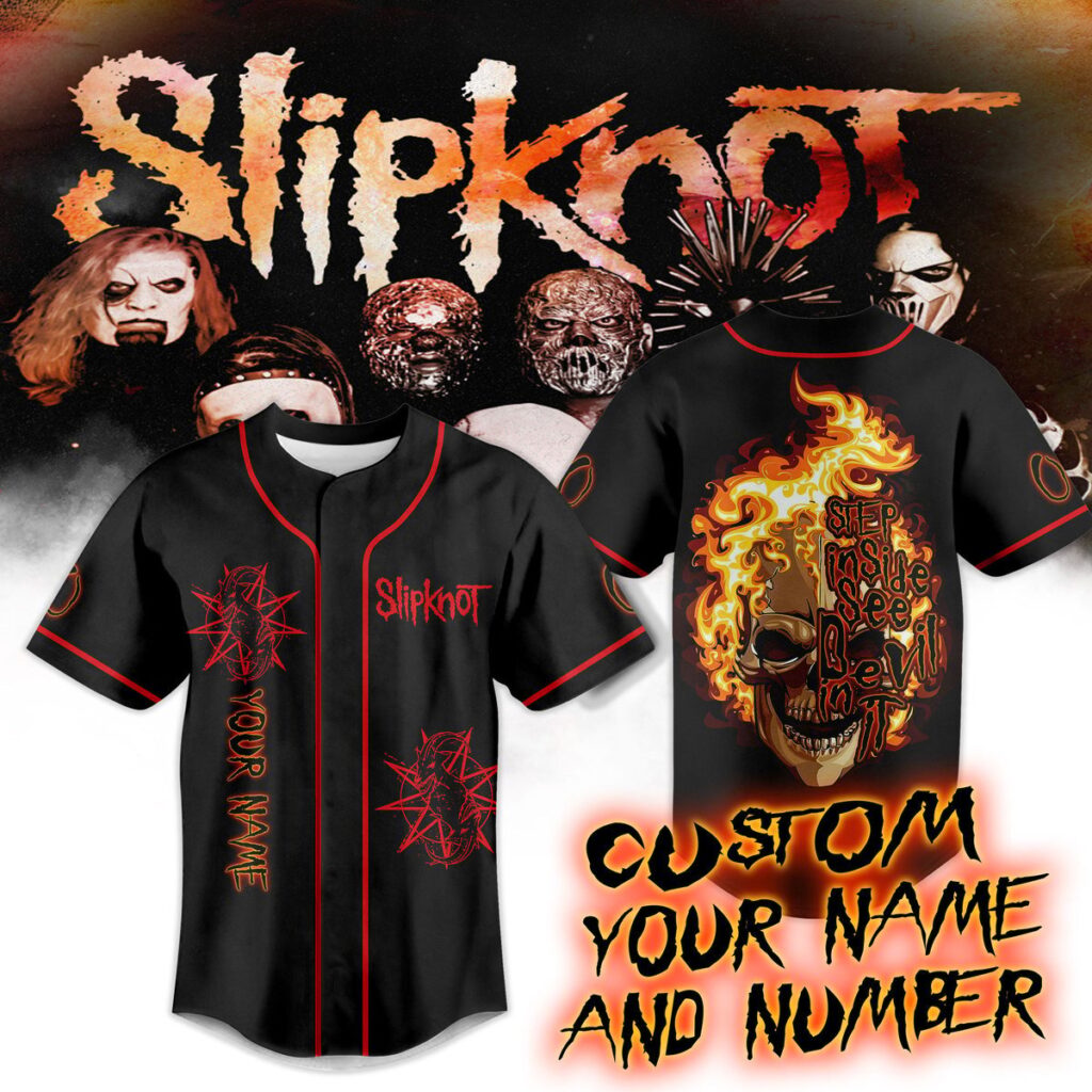 Slipknot Baseball Jersey For Men Women And Kids Gift for Fans Slipknot Baseball Jersey For Men Women And Kids Gift for Fans