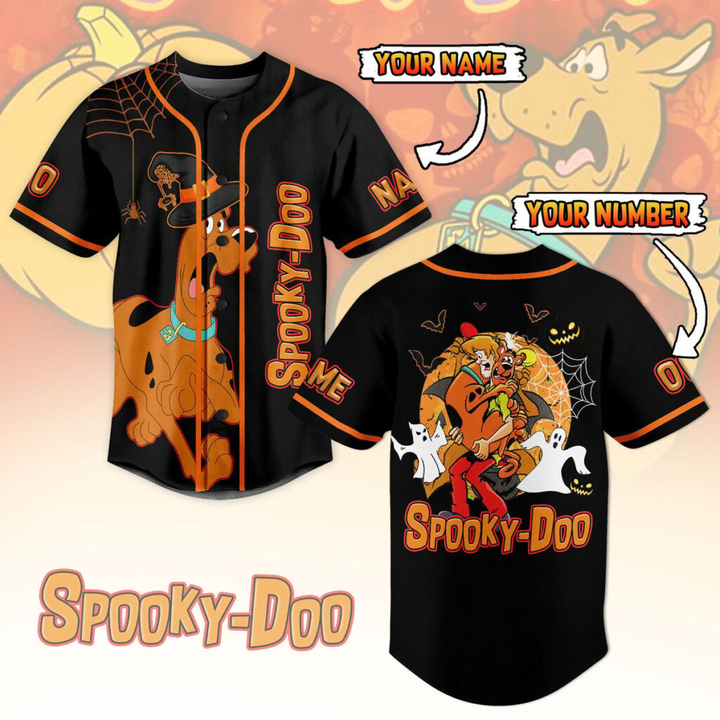 Spooky-Doo Baseball Jersey For Men Women And Kids Gift for Fans Spooky-Doo Baseball Jersey For Men Women And Kids Gift for Fans