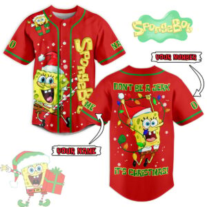 SpongeBob SquarePants Baseball Jersey For Men Women And Kids Gift for Fans