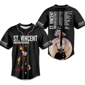 St. Vincent All Born Screaming Tour Baseball Jersey For Men Women And Kids Gift for Fans