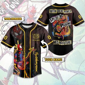 Spider-Punk Baseball Jersey For Men Women And Kids Gift for Fans