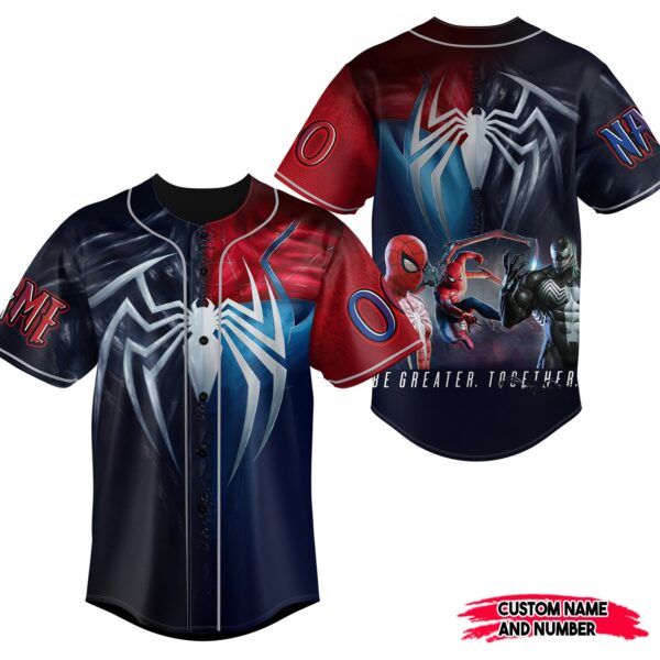 Spider Man Baseball Jersey For Men Women And Kids Gift for Fans