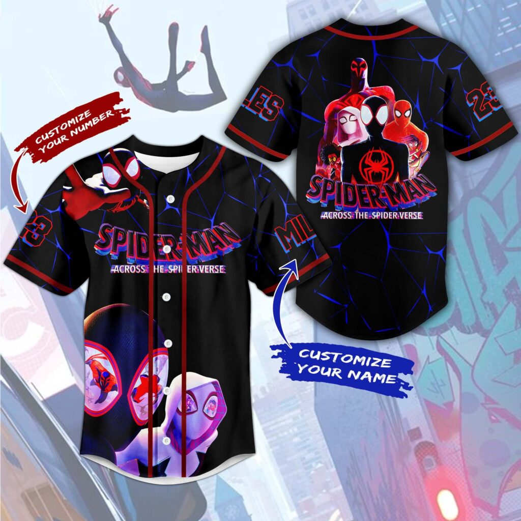 Spider Man Baseball Jersey For Men Women And Kids Gift for Fans Spider Man Baseball Jersey For Men Women And Kids Gift for Fans