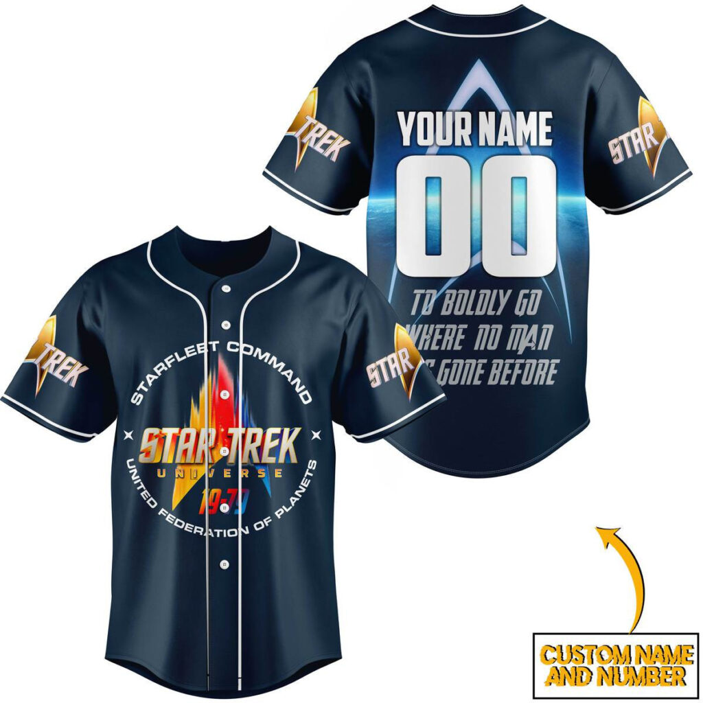 Star Trek Baseball Jersey For Men Women And Kids Gift for Fans Star Trek Baseball Jersey For Men Women And Kids Gift for Fans