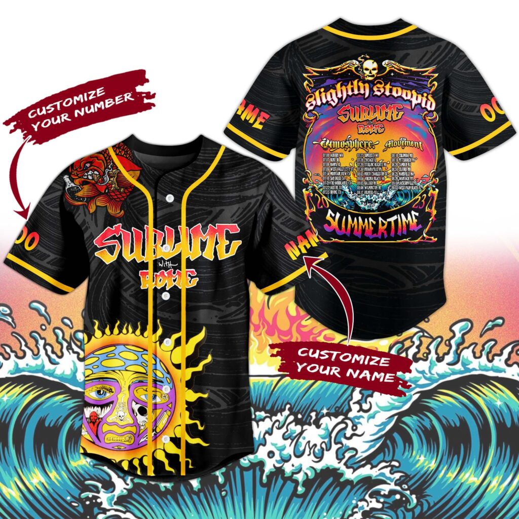 Sublime Baseball Jersey For Men Women And Kids Gift for Fans Sublime Baseball Jersey For Men Women And Kids Gift for Fans