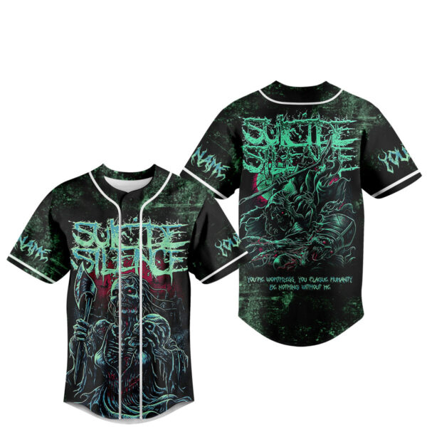 Suicide Silence Baseball Jersey For Men Women And Kids Gift for Fans