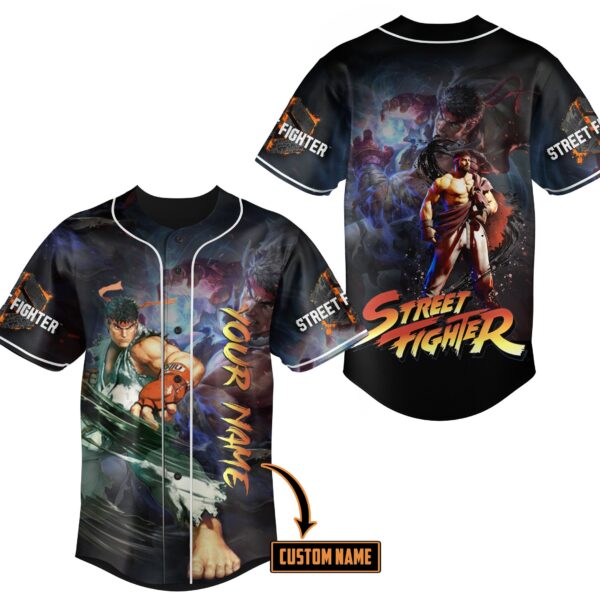 Street Fighter Baseball Jersey For Men Women And Kids Gift for Fans