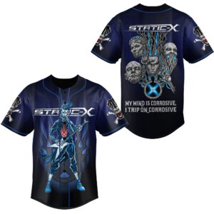 Static-X Baseball Jersey For Men Women And Kids Gift for Fans