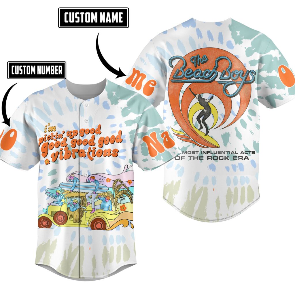 The Beach Boys Baseball Jersey For Men Women And Kids Gift for Fans The Beach Boys Baseball Jersey For Men Women And Kids Gift for Fans