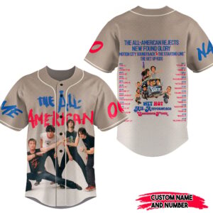 The All-American Rejects Baseball Jersey For Men Women And Kids Gift for Fans