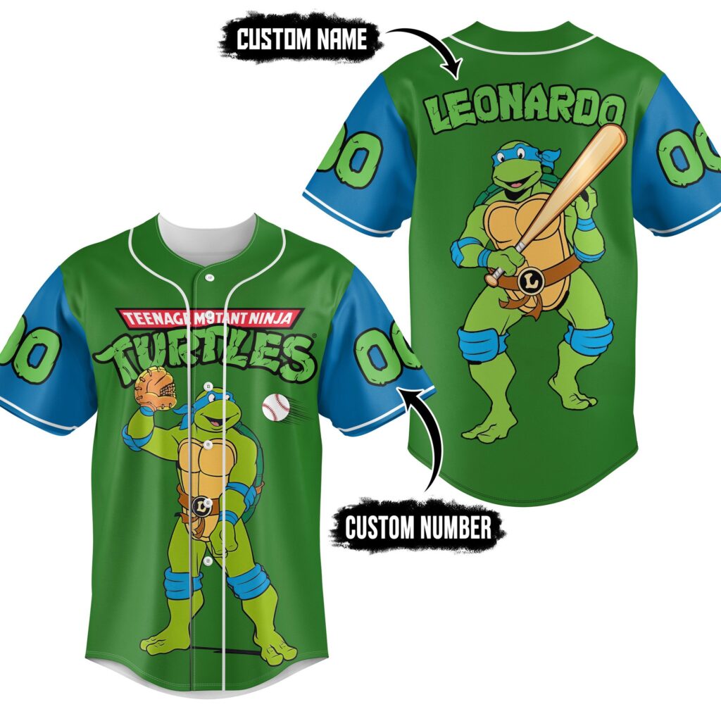 Teenage Mutant Ninja Turtles Baseball Jersey For Men Women And Kids Gift for Fans Teenage Mutant Ninja Turtles Baseball Jersey For Men Women And Kids Gift for Fans
