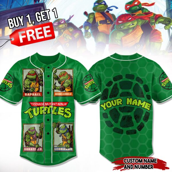 Teenage Mutan Ninja Turtles Baseball Jersey For Men Women And Kids Gift for Fans