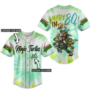 Teenage Mutant Ninja Turtles Baseball Jersey For Men Women And Kids Gift for Fans