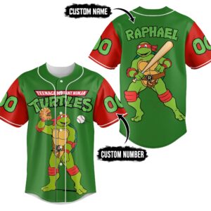Teenage Mutant Ninja Turtles Baseball Jersey For Men Women And Kids Gift for Fans