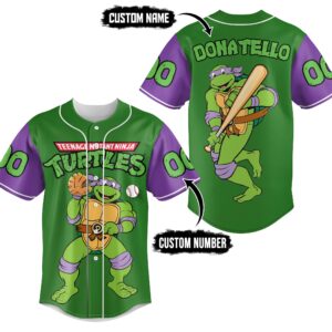 Teenage Mutant Ninja Turtles Baseball Jersey For Men Women And Kids Gift for Fans