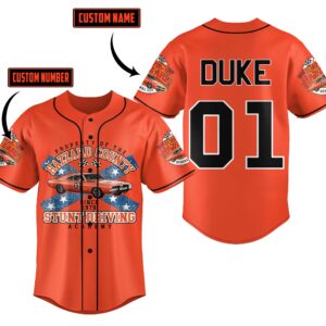 The Dukes of Hazzard Baseball Jersey For Men Women And Kids Gift for Fans