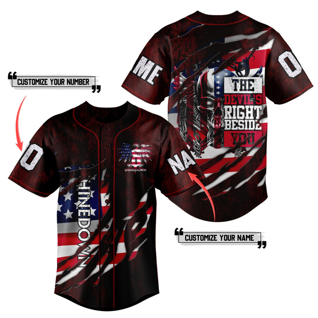 The Devil Is Right Beside You Baseball Jersey For Men Women And Kids Gift for Fans The Devil Is Right Beside You Baseball Jersey For Men Women And Kids Gift for Fans
