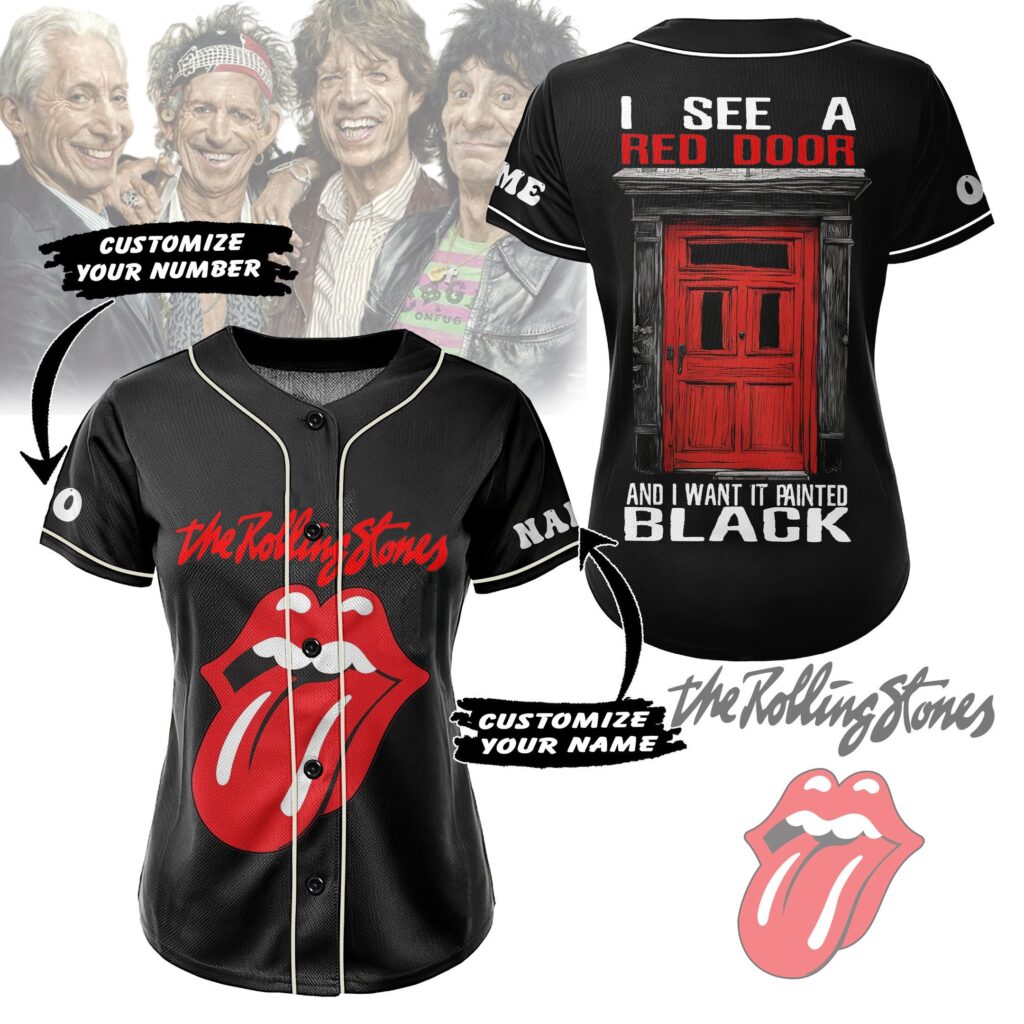 The Rolling Stones Baseball Jersey For Men Women And Kids 772547 The Rolling Stones Baseball Jersey For Men Women And Kids 772547