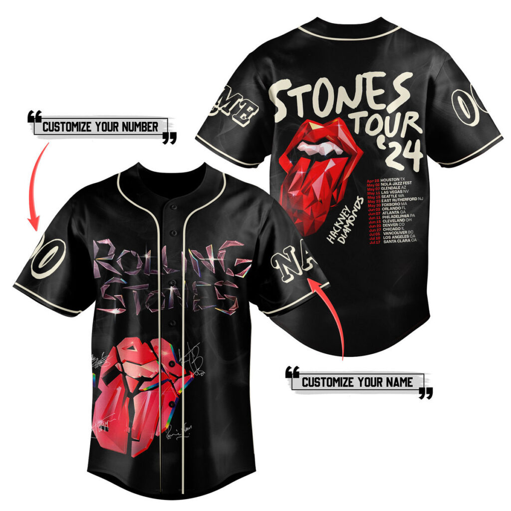 The Rolling Stones Baseball Jersey For Men Women And Kids 883391 The Rolling Stones Baseball Jersey For Men Women And Kids 883391