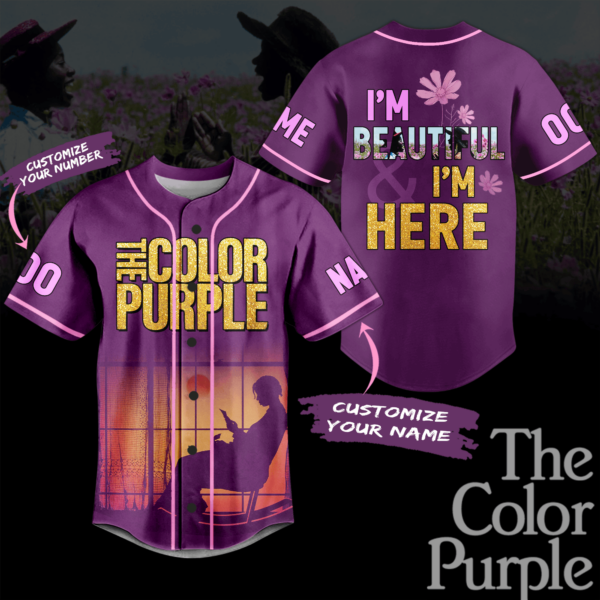 The Color Purple Baseball Jersey For Men Women And Kids Gift for Fans