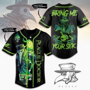 The Plague Doctor Baseball Jersey For Men Women And Kids Gift for Fans