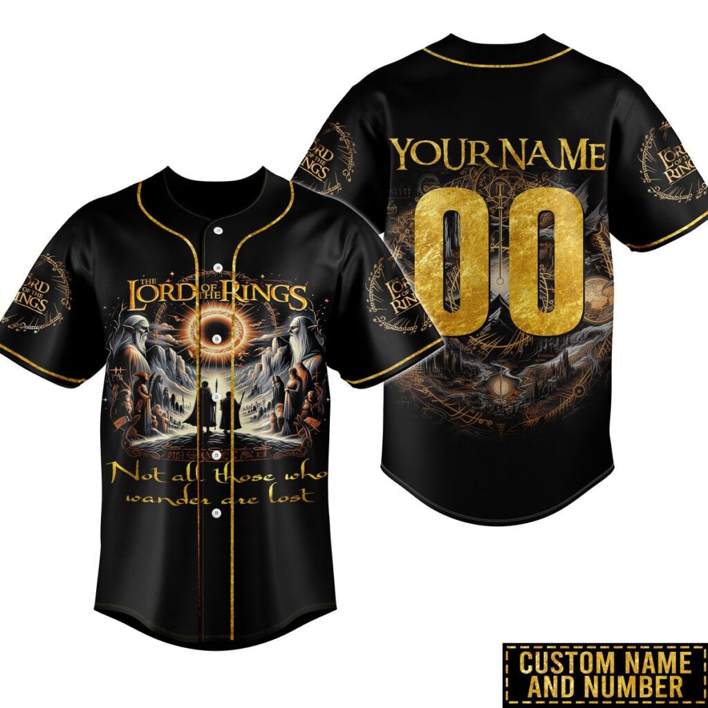 The Lord Of The Rings Baseball Jersey For Men Women And Kids Gift for Fans The Lord Of The Rings Baseball Jersey For Men Women And Kids Gift for Fans