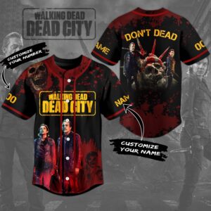 The Walking Dead Dead CityBaseball Jersey For Men Women And Kids Gift for Fans