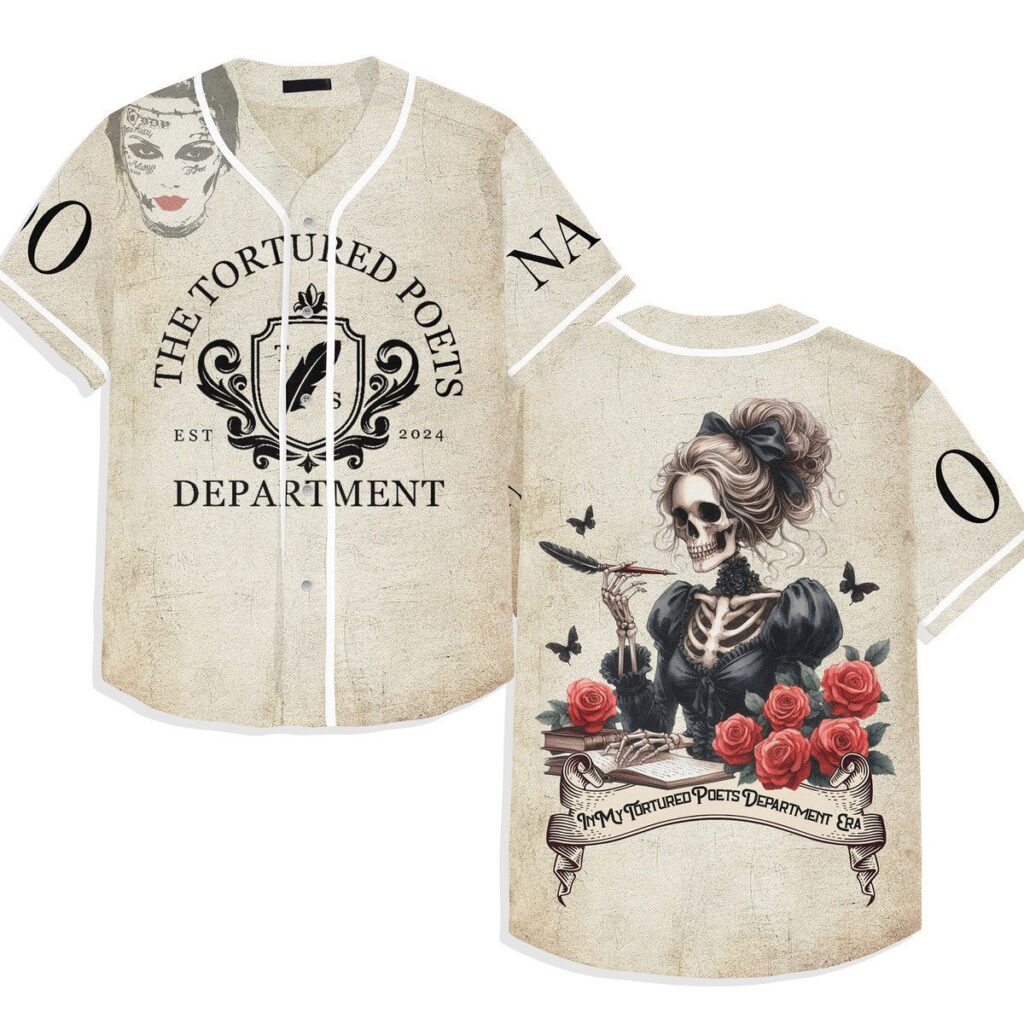 The Tortured Poets Department Baseball Jersey For Men Women And Kids Gift for Fans The Tortured Poets Department Baseball Jersey For Men Women And Kids Gift for Fans
