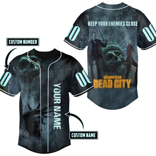 The Walking Dead Baseball Jersey For Men Women And Kids Gift for Fans