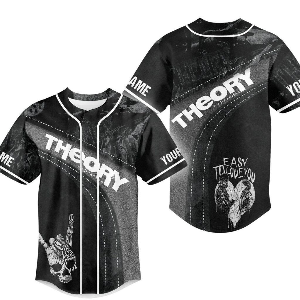 Theory of a Deadman Baseball Jersey For Men Women And Kids Gift for Fans Theory of a Deadman Baseball Jersey For Men Women And Kids Gift for Fans