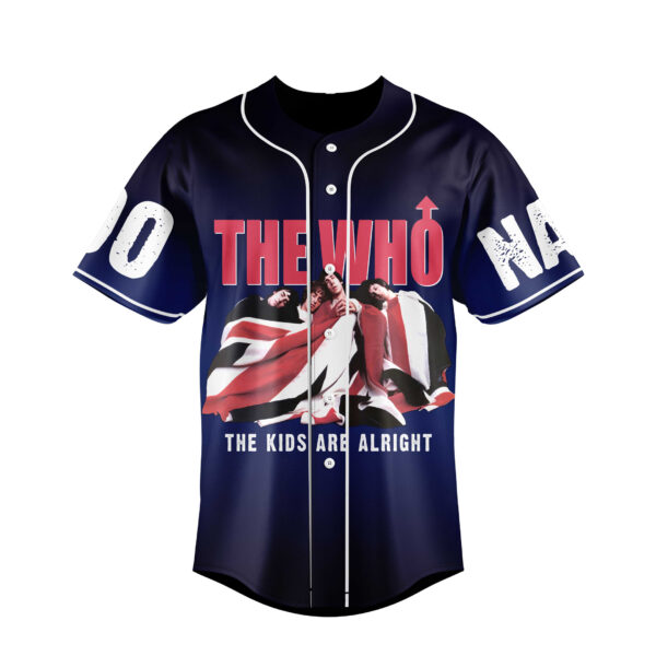 The Who Baseball Jersey For Men Women And Kids Gift for Fans