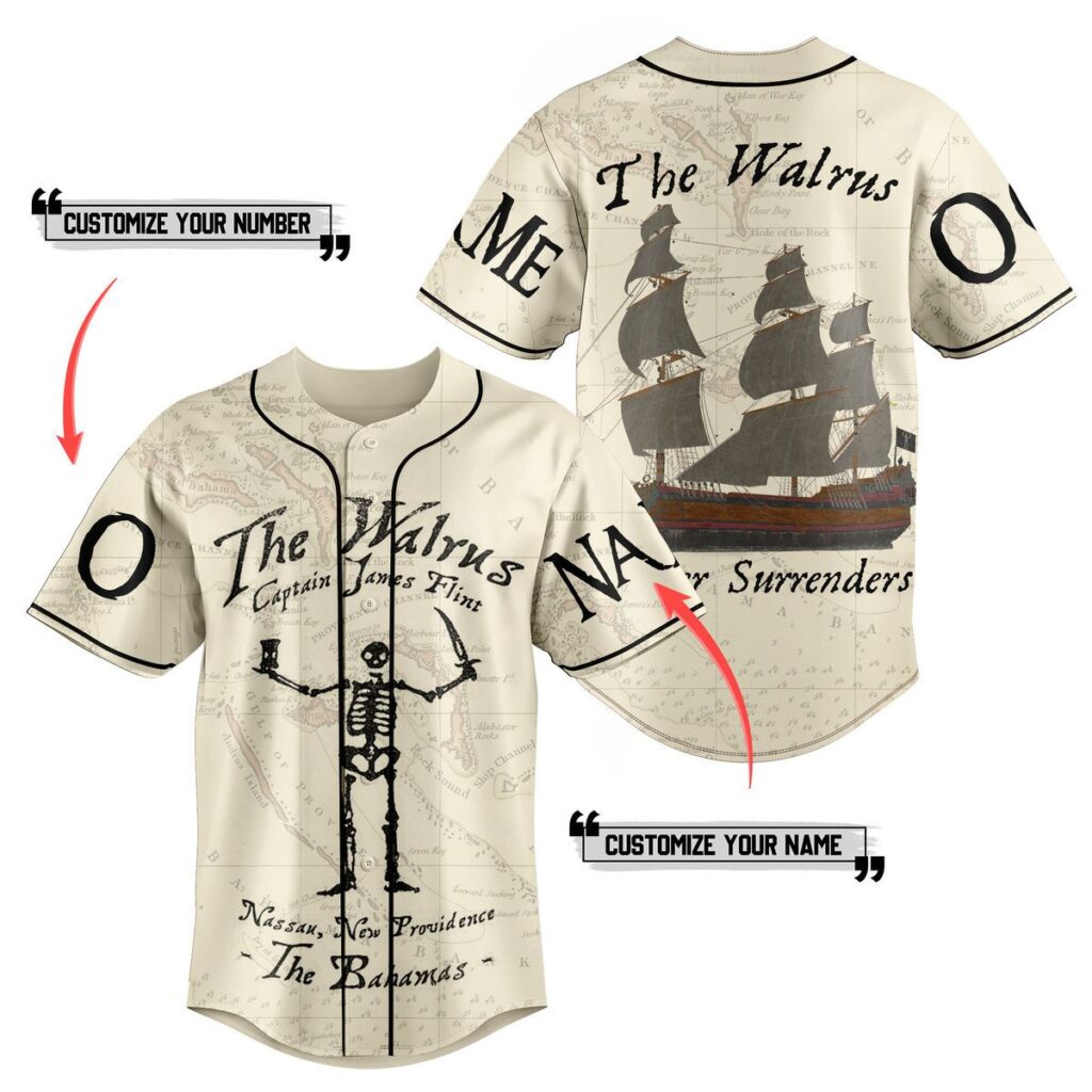The Walrus Baseball Jersey For Men Women And Kids Gift for Fans The Walrus Baseball Jersey For Men Women And Kids Gift for Fans