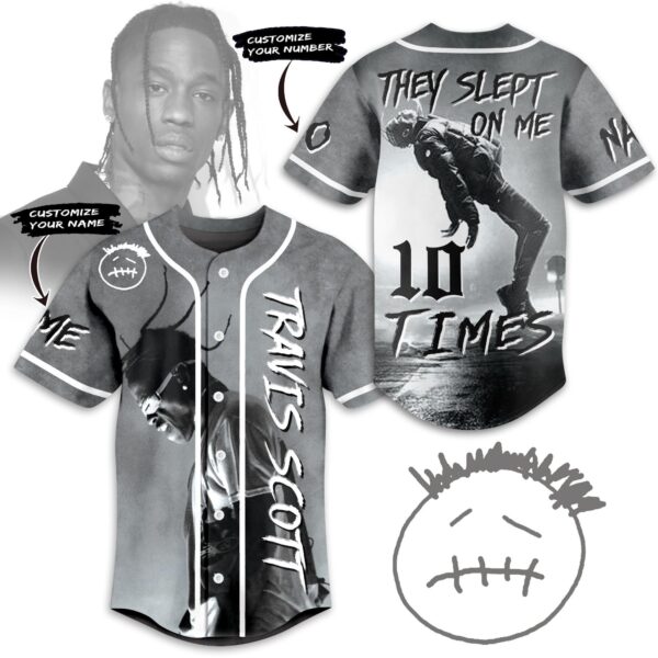 Travis Scott Baseball Jersey For Men Women And Kids Gift for Fans