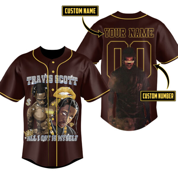 Travis Scott Baseball Jersey For Men Women And Kids Gift for Fans